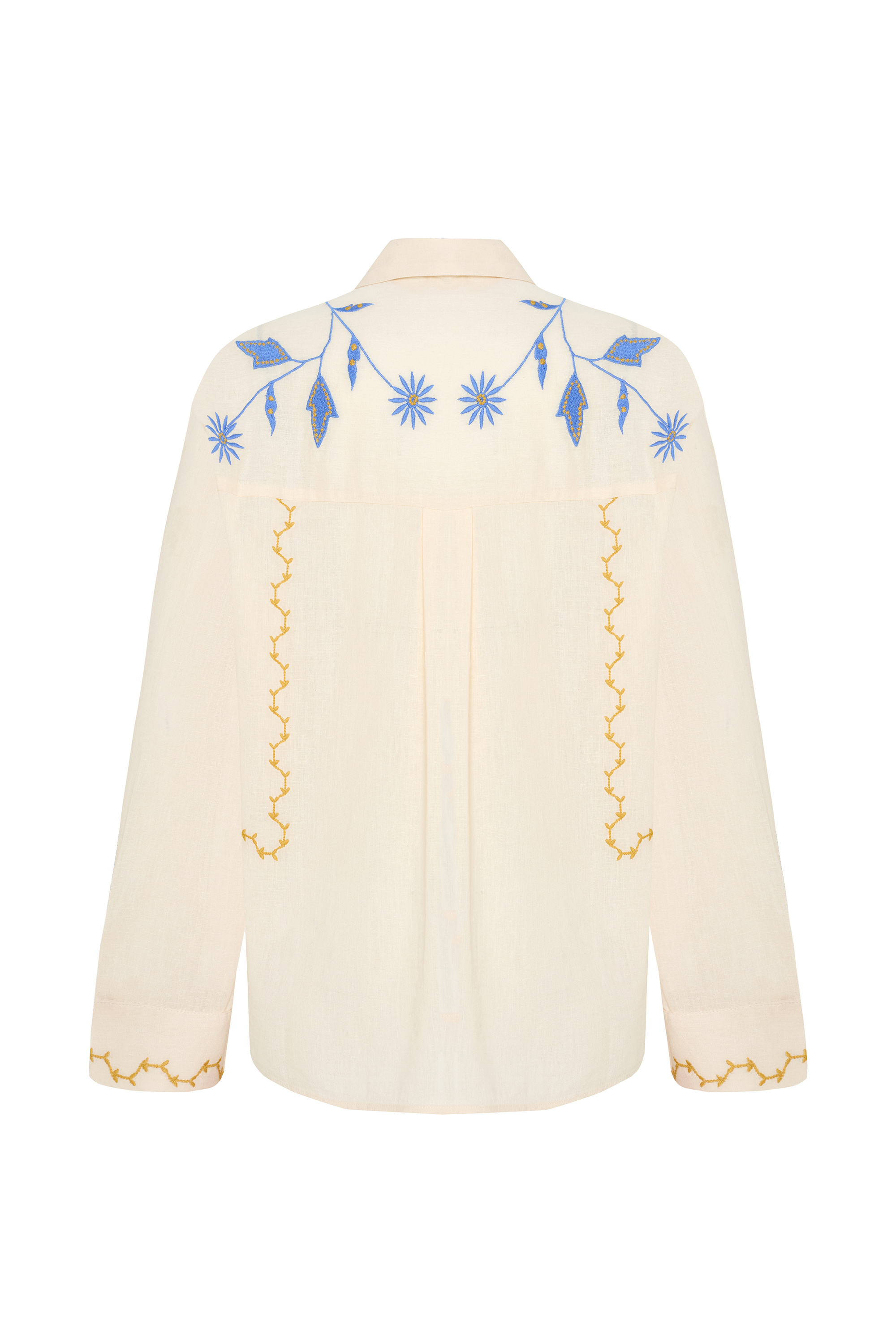 ETNİK NAKIŞLI OVERSIZE GÖMLEK