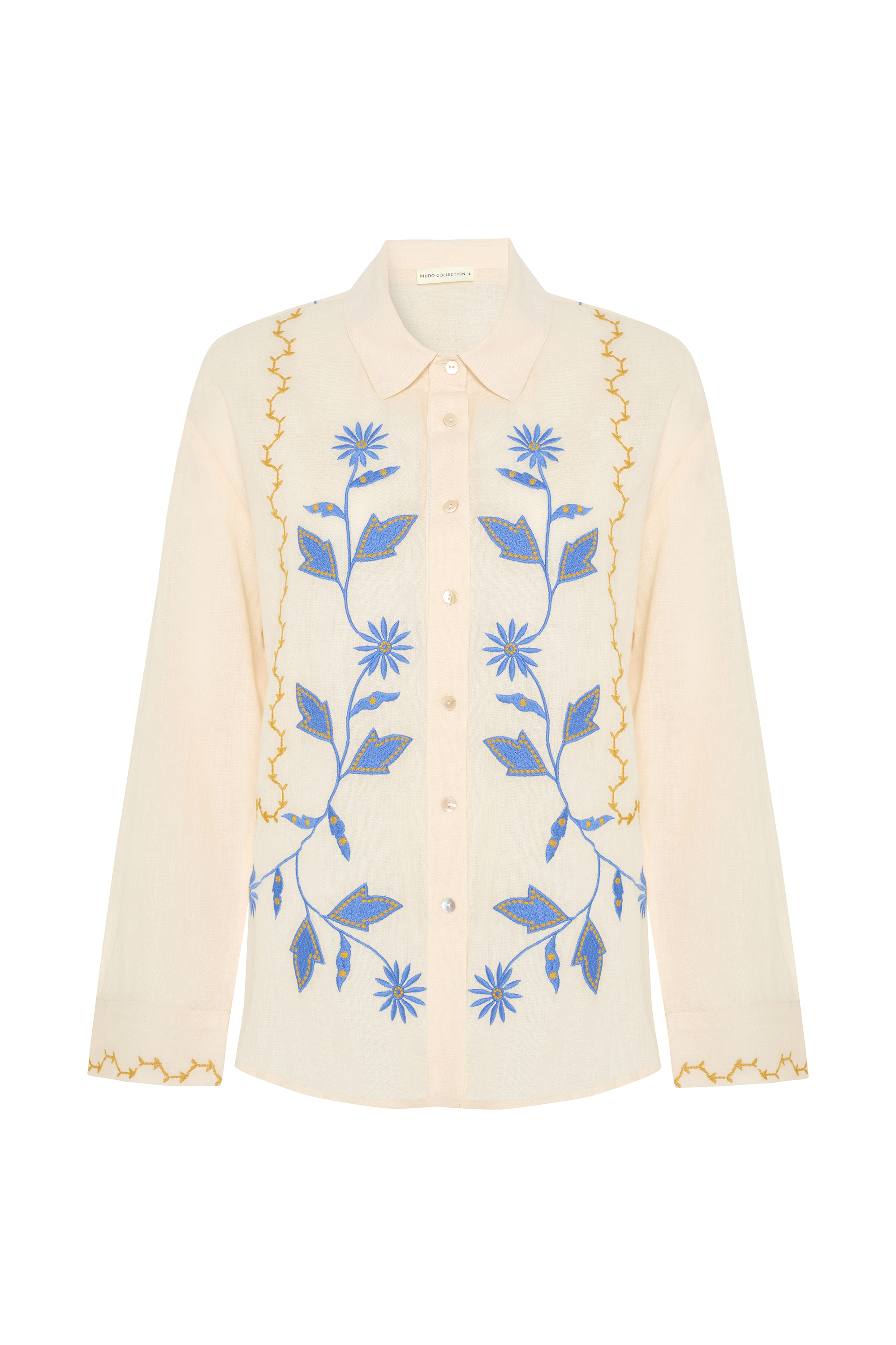 ETNİK NAKIŞLI OVERSIZE GÖMLEK