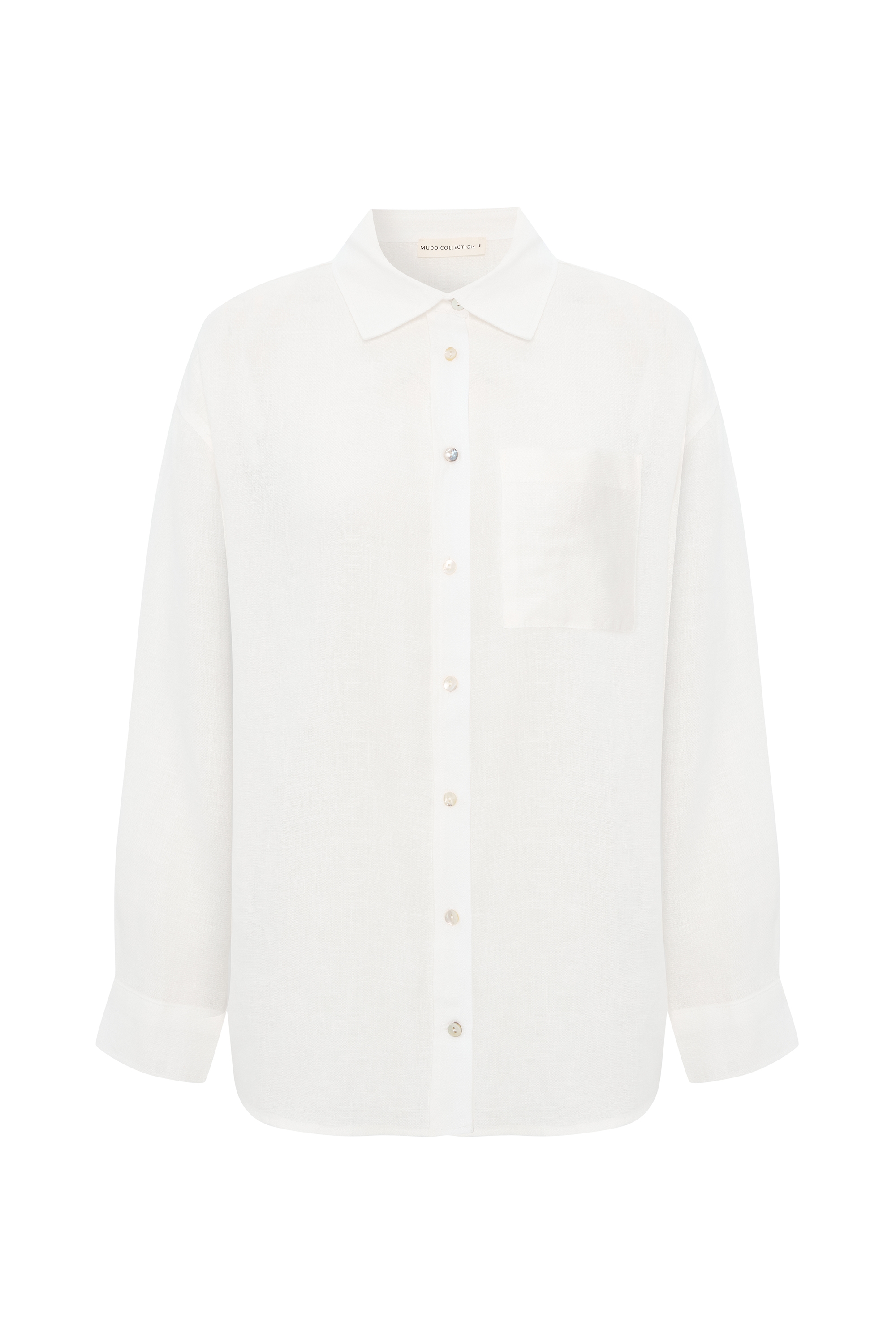 OVERSIZE UZUN KOLLU KETEN GÖMLEK