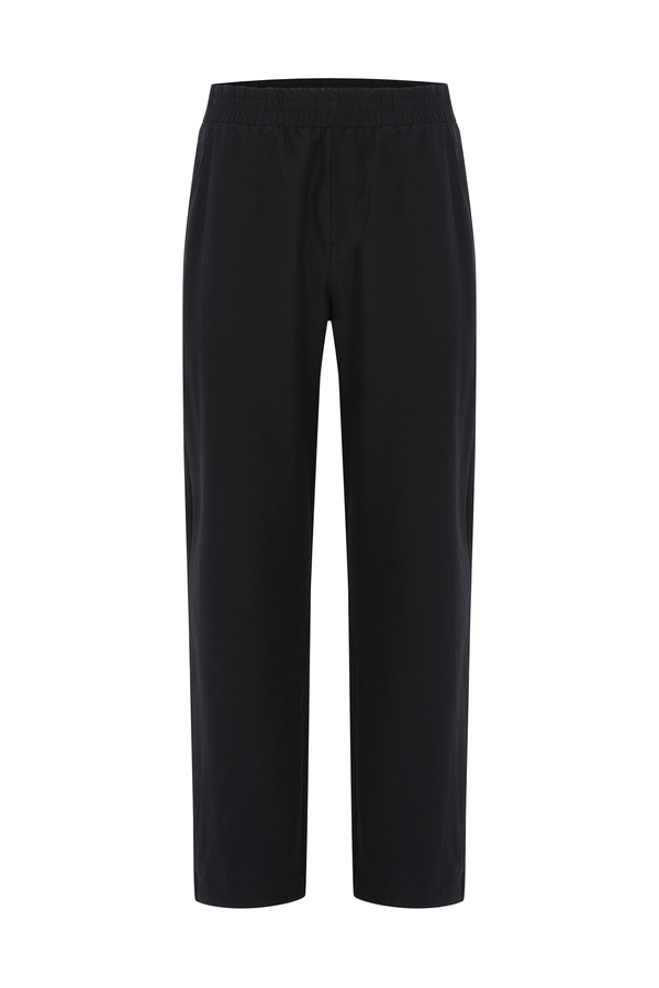 TAPERED FIT BELİ LASTİKLİ PANTOLON