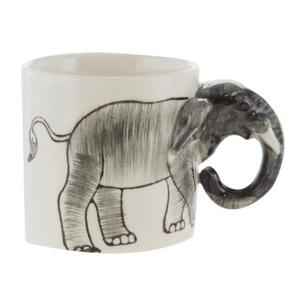 Mudo Home Elephant Wild Kahve Fincani Renksiz