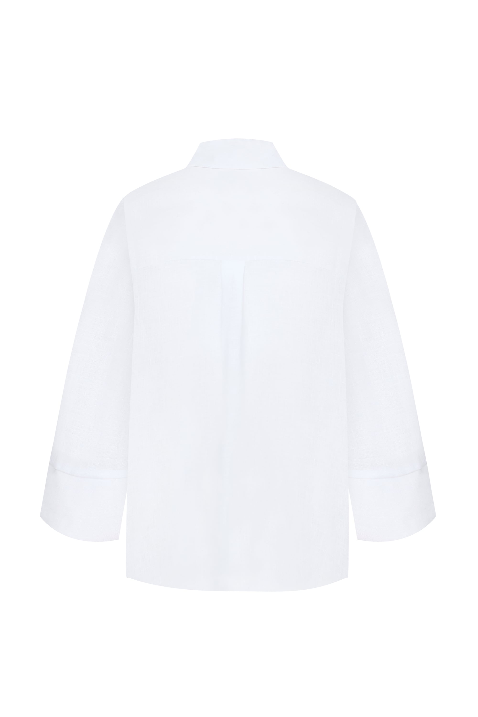 OVERSIZE 3/4 KOL KETEN GÖMLEK