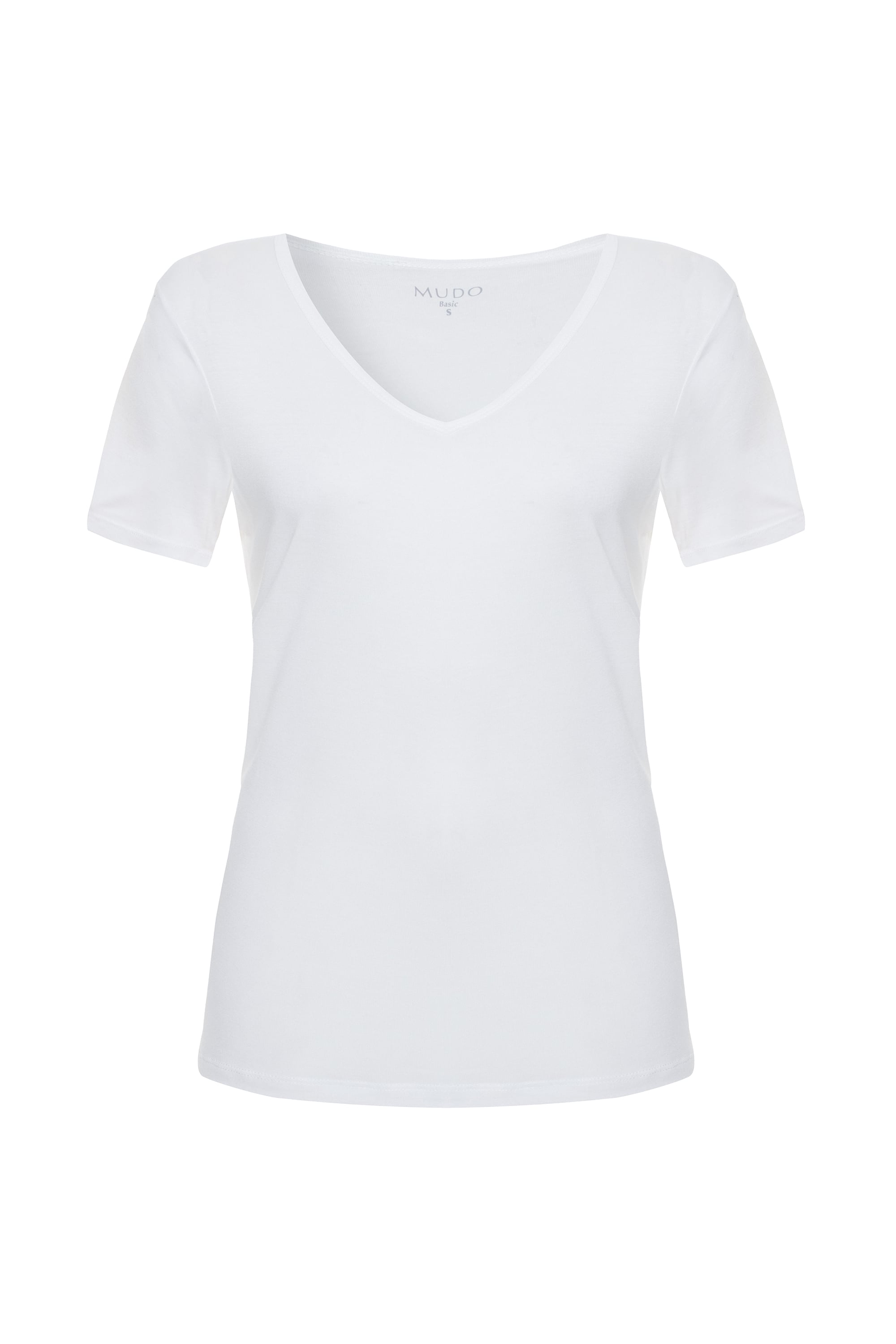 V YAKA KISA KOLLU T-SHIRT