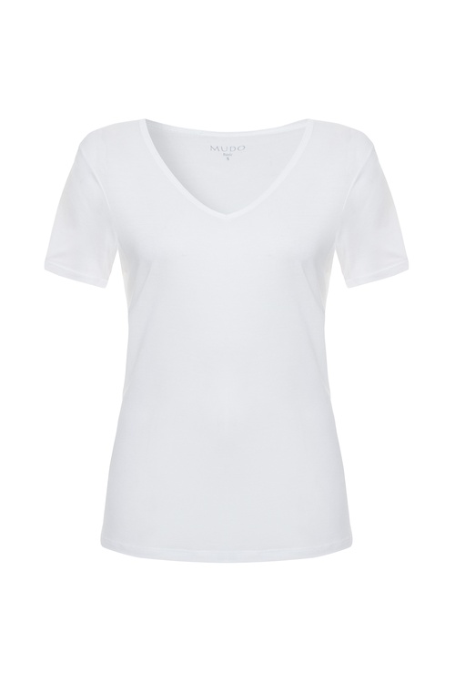  V YAKA KISA KOLLU T-SHIRT