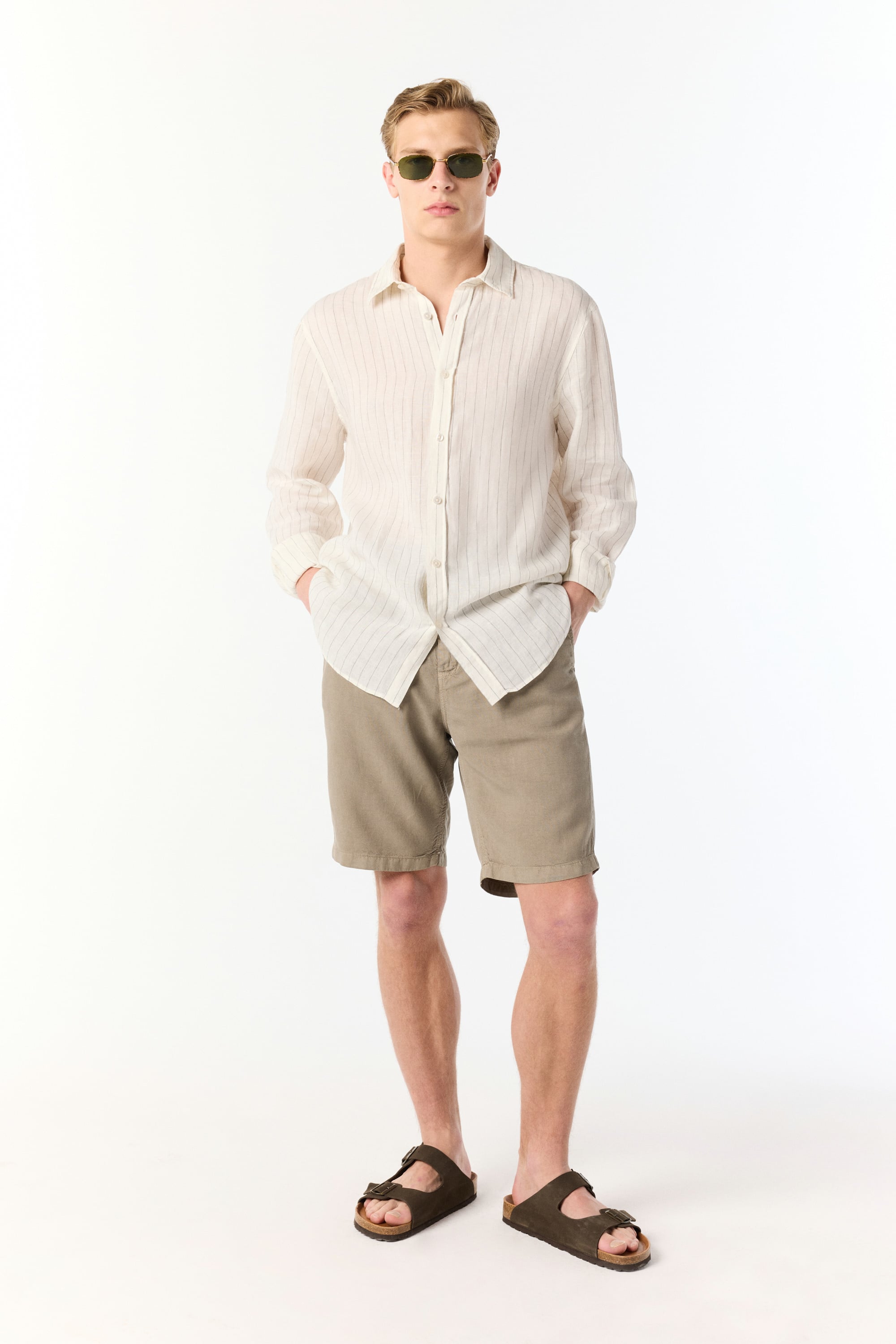 STRAIGHT FIT LİYOSEL ŞORT