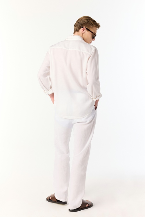  LOOSE FIT KETEN PANTOLON