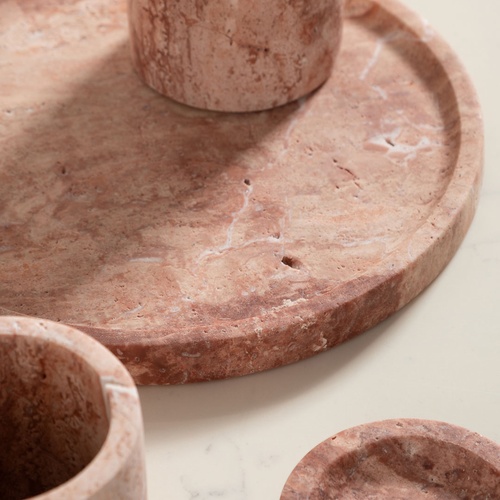  EVELYN TRAVERTEN 5'Lİ BANYO SETİ ROSE