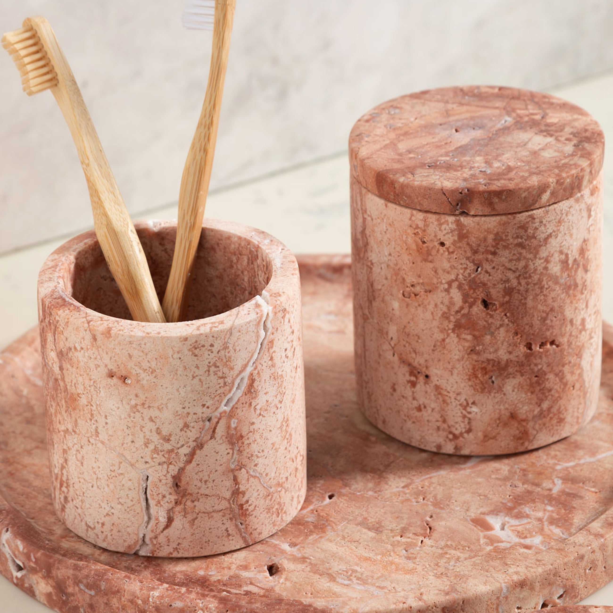 EVELYN TRAVERTEN 5'Lİ BANYO SETİ ROSE