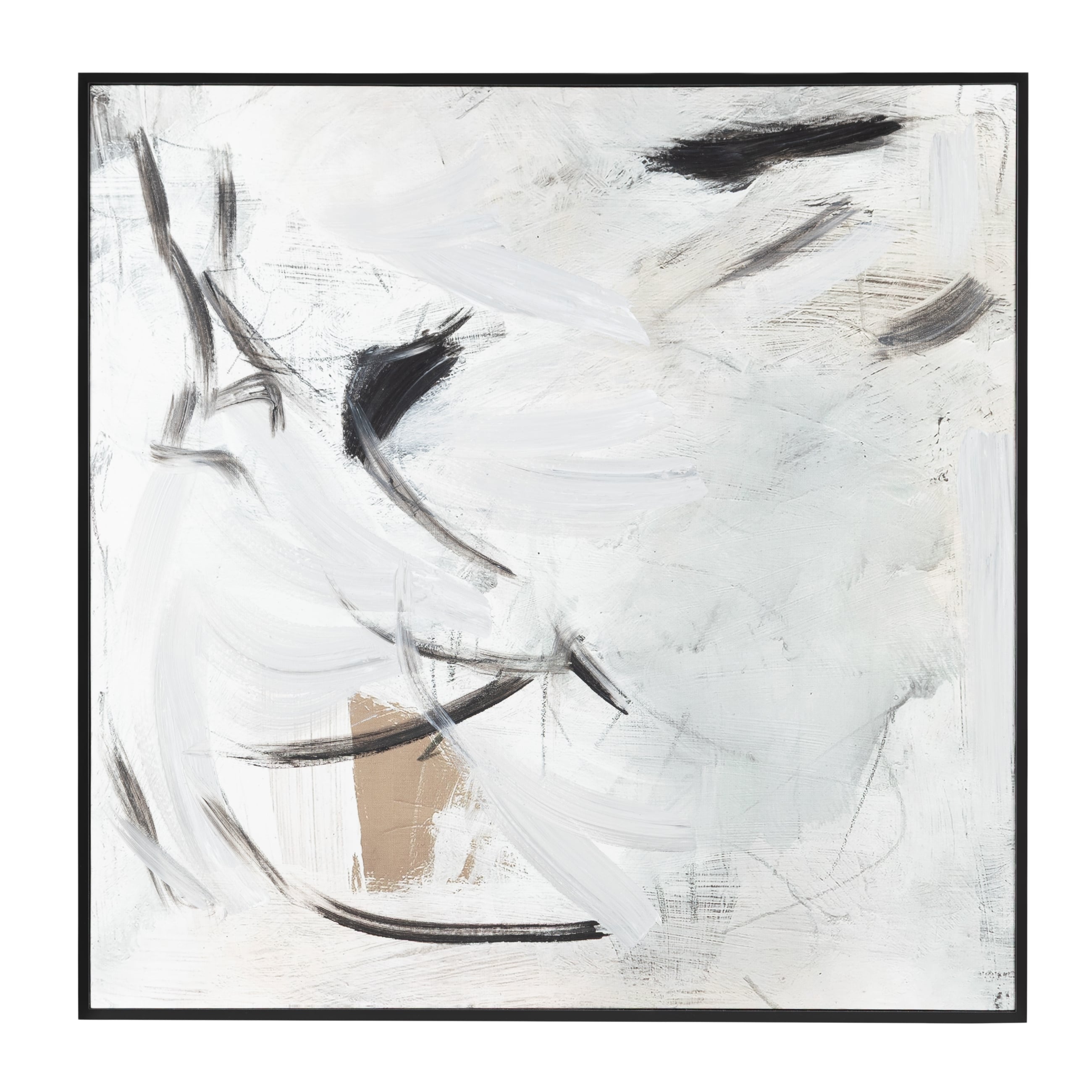 HORIZON  ÇERÇEVELİ YAĞLIBOYA TABLO 100X100CM