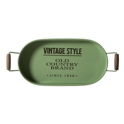  DUBLIN RETRO OVAL TEPSİ 44X22 CM