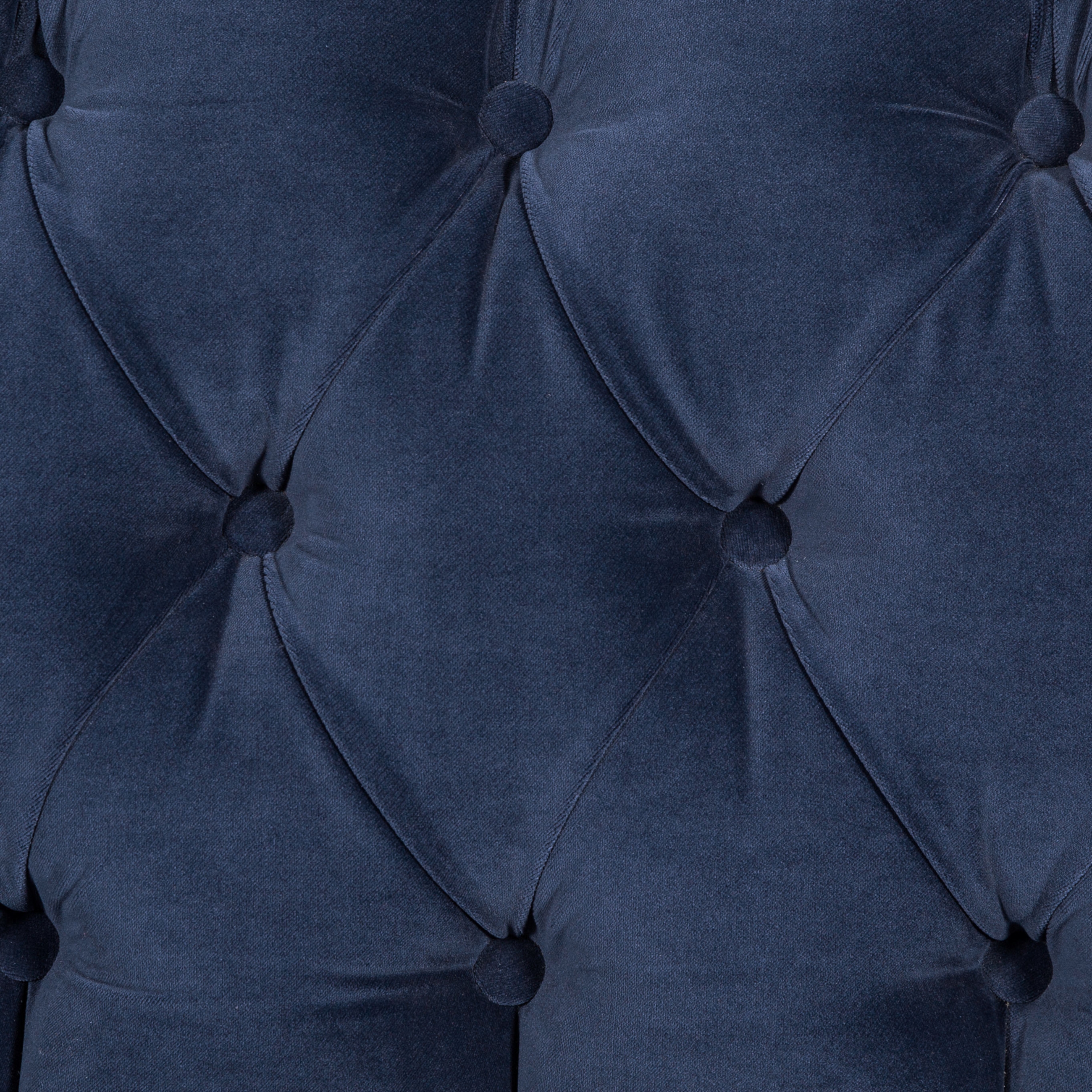 GRAHAM LACİVERT KADİFE ÜÇLÜ KOLTUK