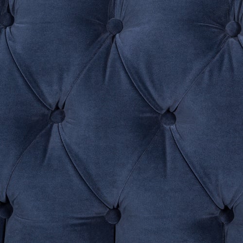  GRAHAM LACİVERT KADİFE ÜÇLÜ KOLTUK