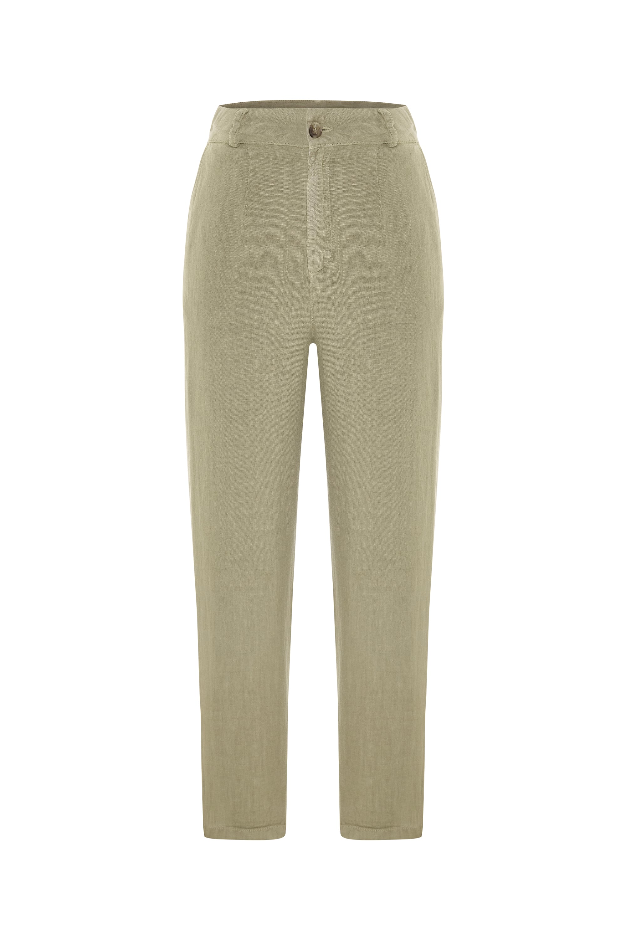 STRAIGHT FIT KETEN PANTOLON