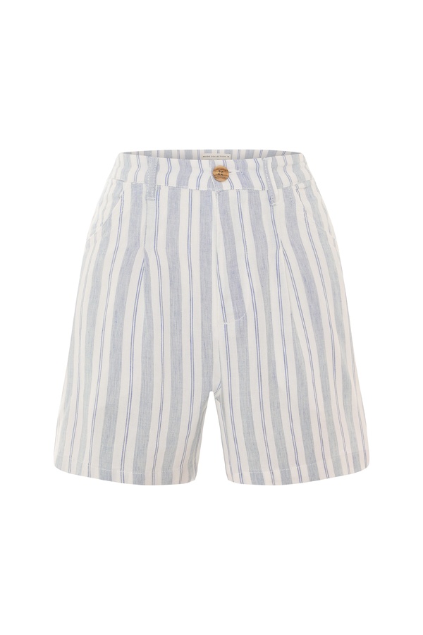 ÇİZGİLİ KISA ŞORT