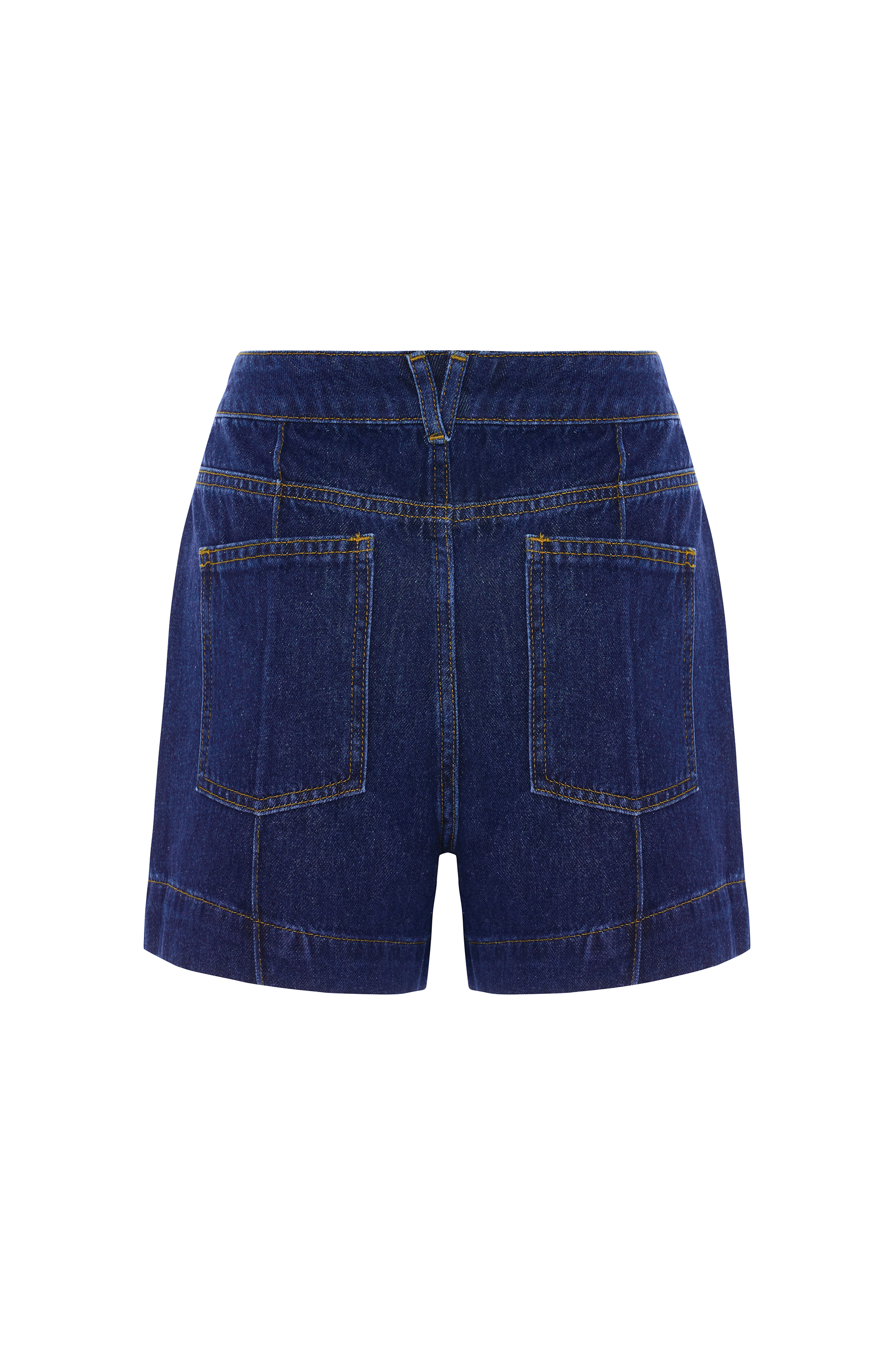 CEP DETAYLI MİNİ JEAN ŞORT