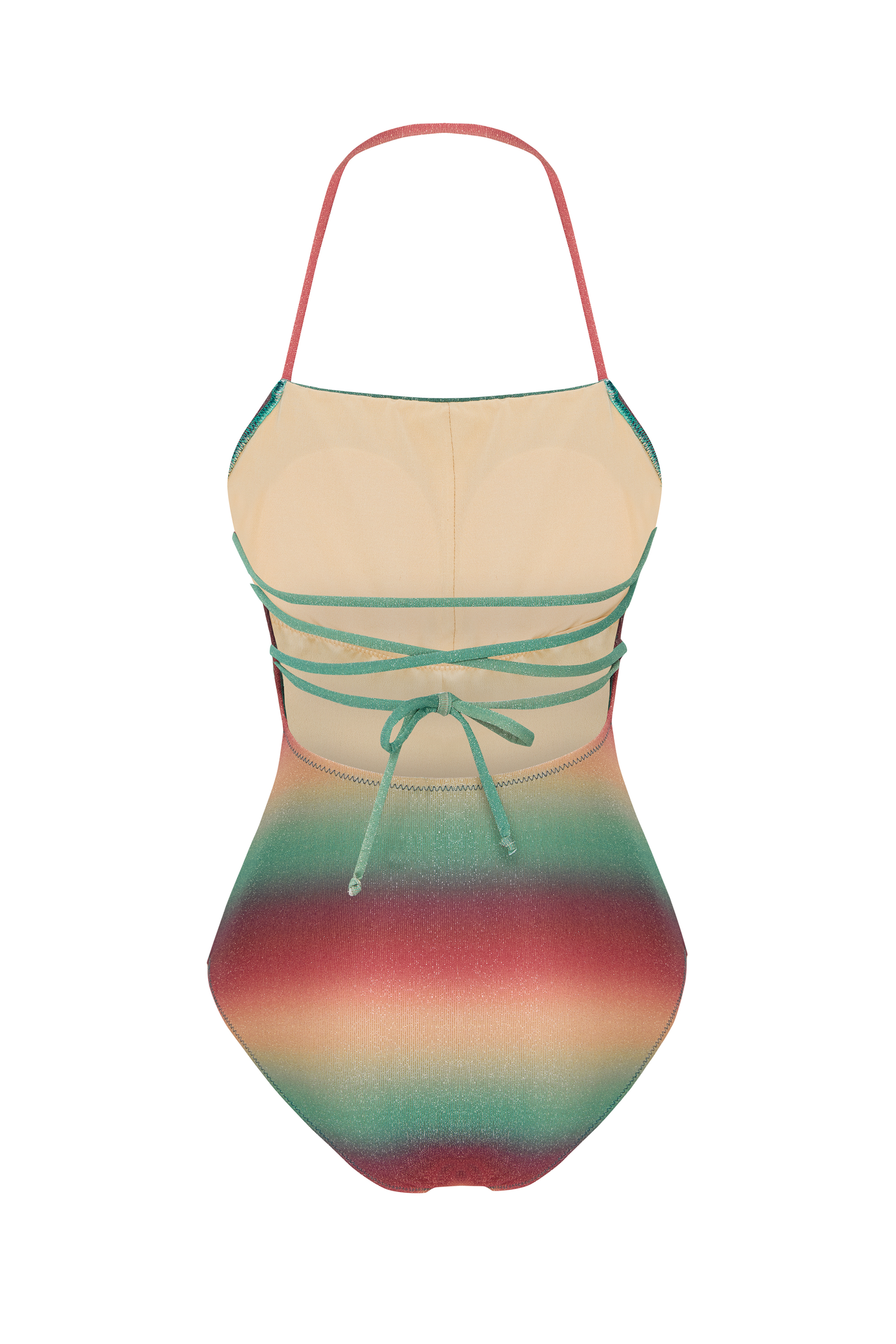 DESENLİ SIRT DETAYLI MAYO