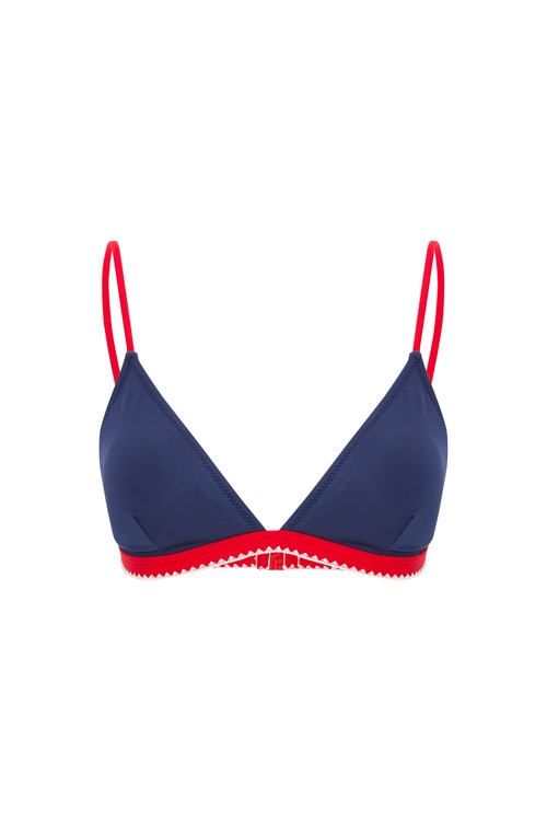  DİKİŞ DETAYLI ÜÇGEN BİKİNİ ÜSTÜ