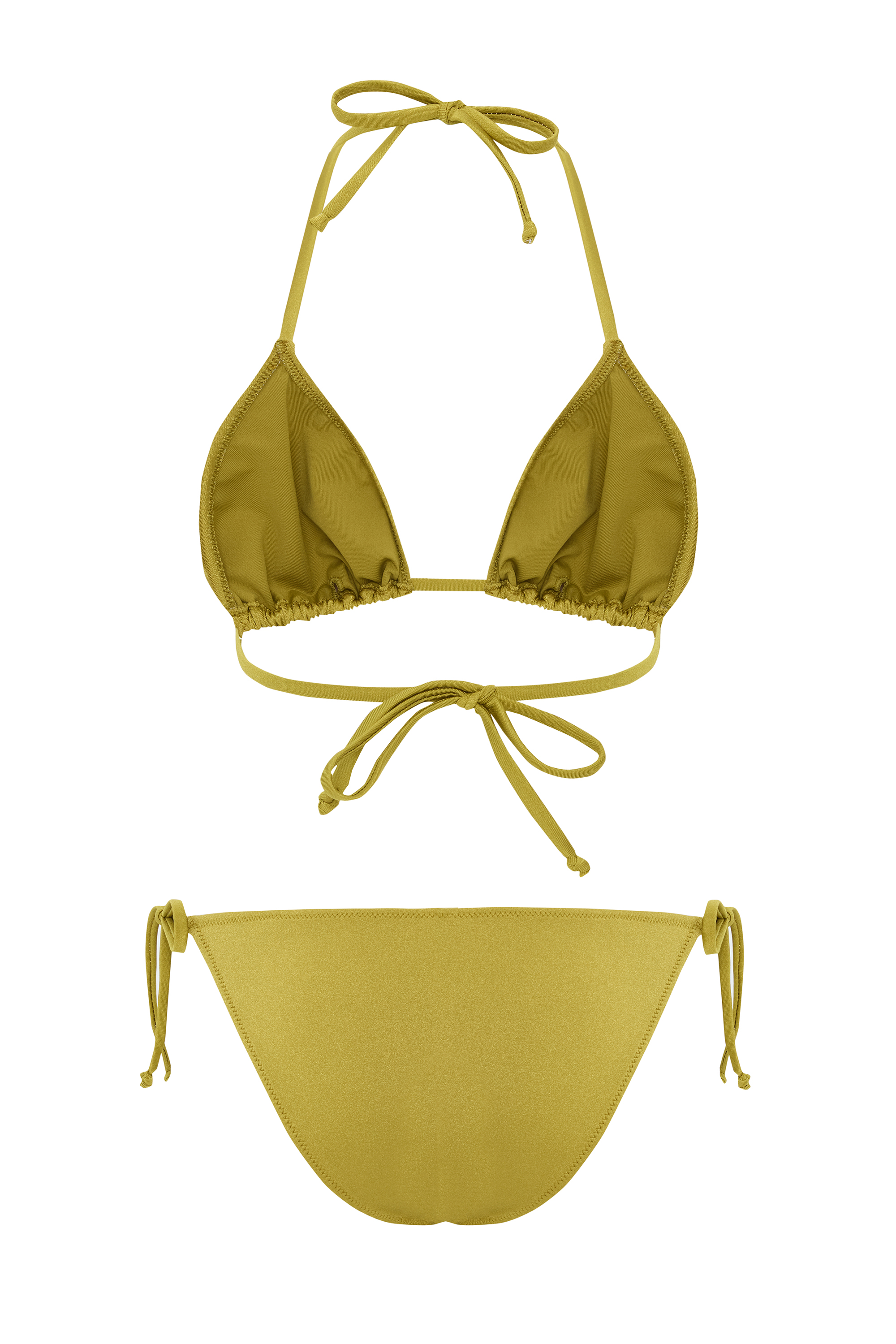 BAĞLAMALI ÜÇGEN BİKİNİ ÜSTÜ