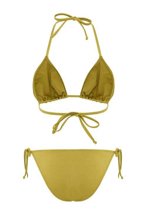  BAĞLAMALI ÜÇGEN BİKİNİ ÜSTÜ