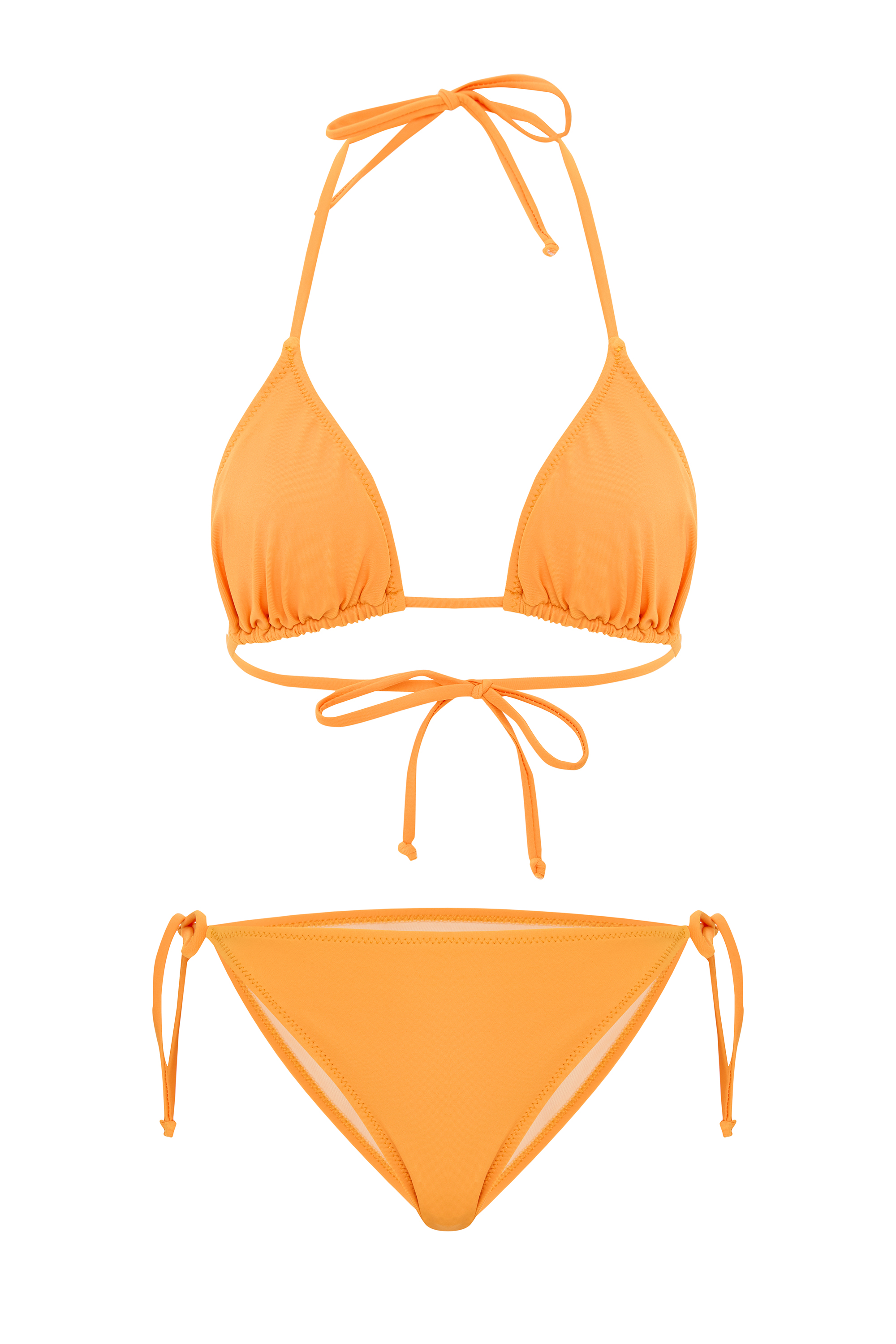 BAĞLAMALI ÜÇGEN BİKİNİ ÜSTÜ