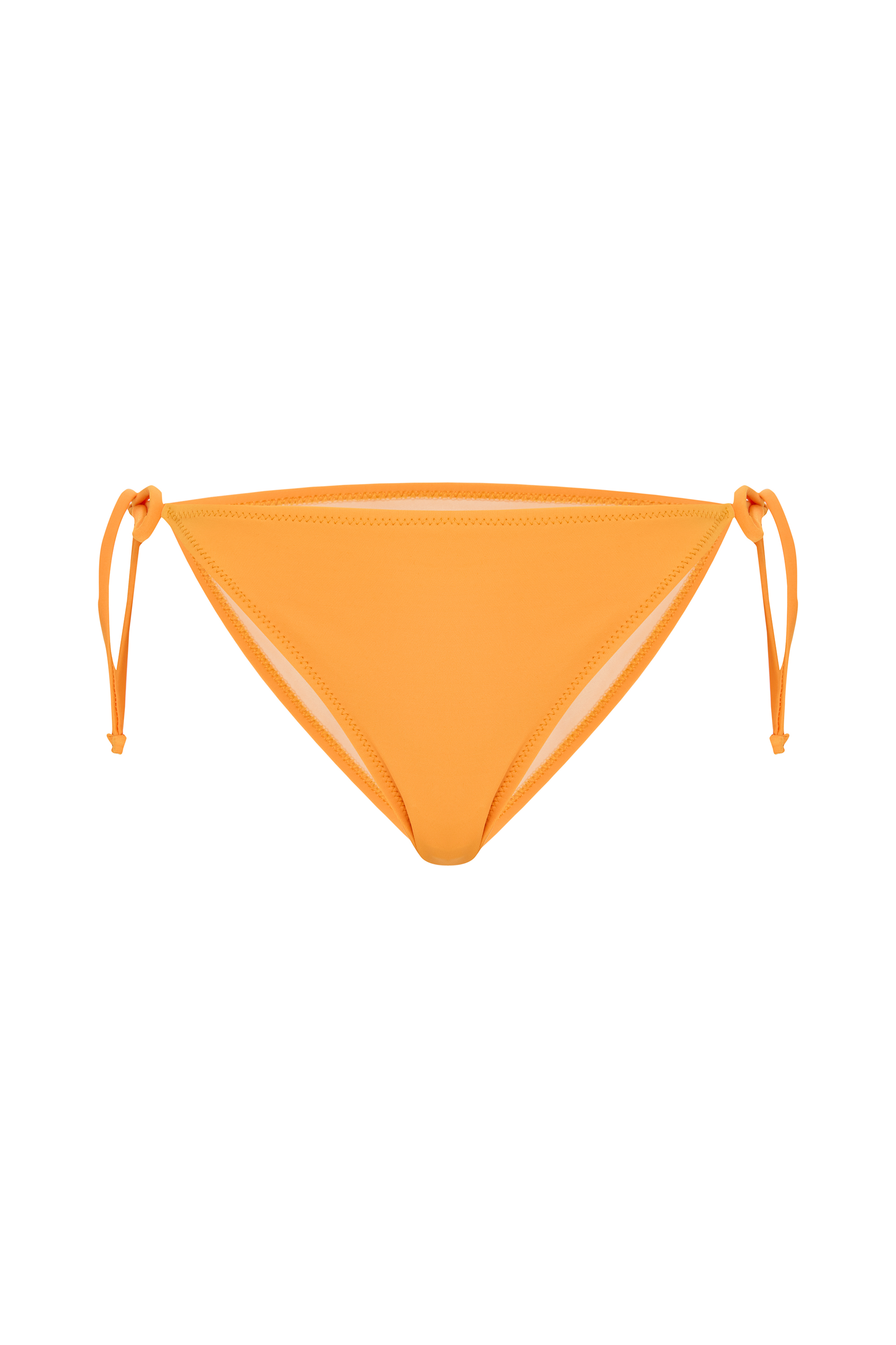 Kadın Turuncu Bağlamalı Normal Bel Bikini Altı