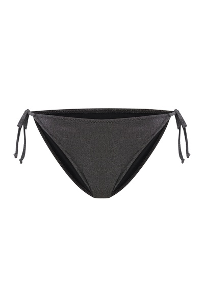 Mudo Bağlamalı Simli Normal Bel Bikini Alti