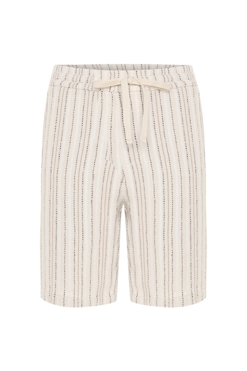  ÇİZGİLİ BELİ LASTİKLİ ŞORT