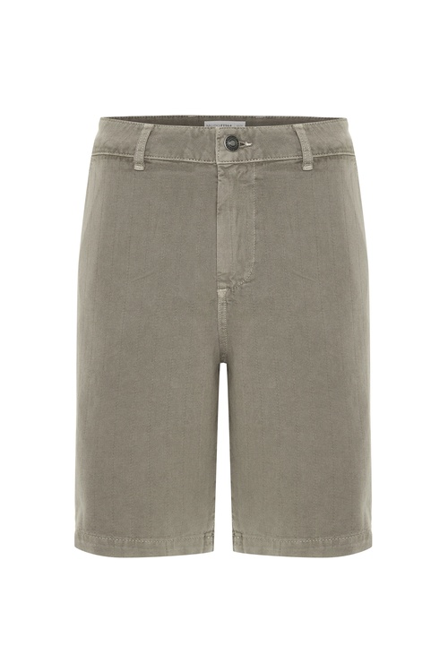 STRAIGHT FIT ÇİZGİLİ CHINO ŞORT