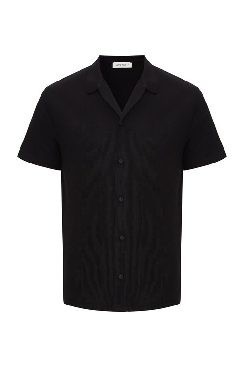  DOKULU RESORT YAKA KISA KOLLU GÖMLEK