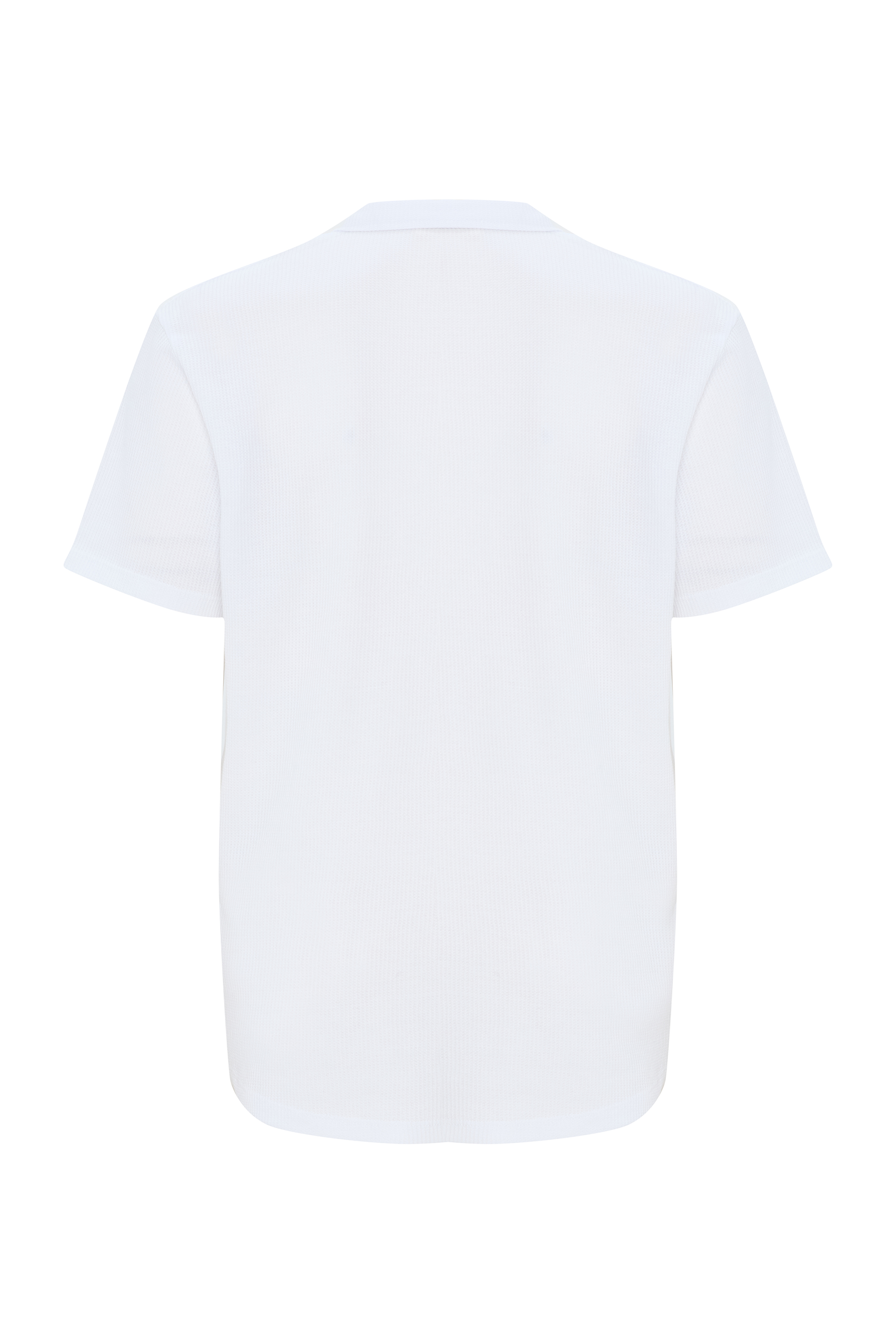 DOKULU RESORT YAKA KISA KOLLU GÖMLEK