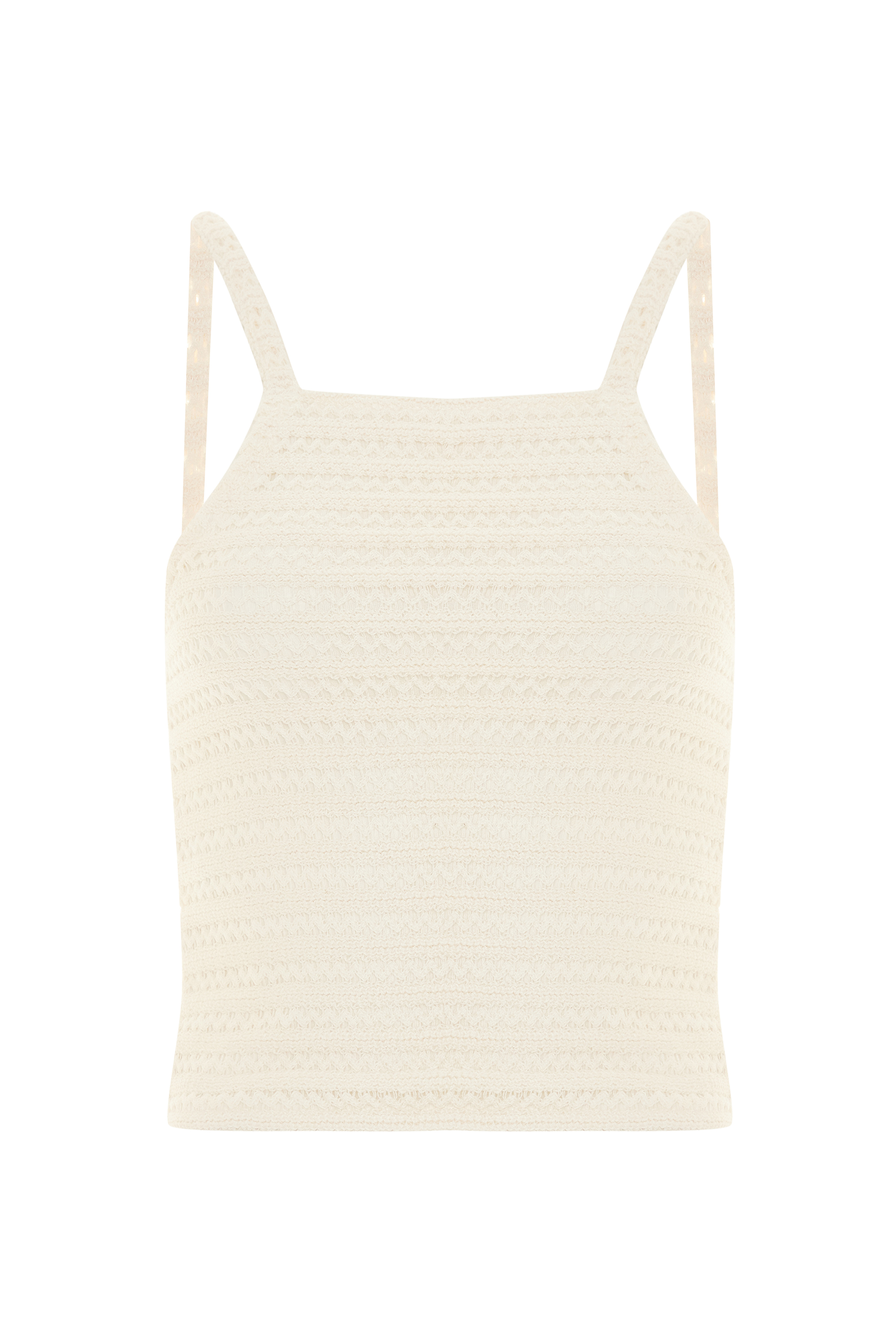 BİSİKLET YAKA KOLSUZ CROP BLUZ