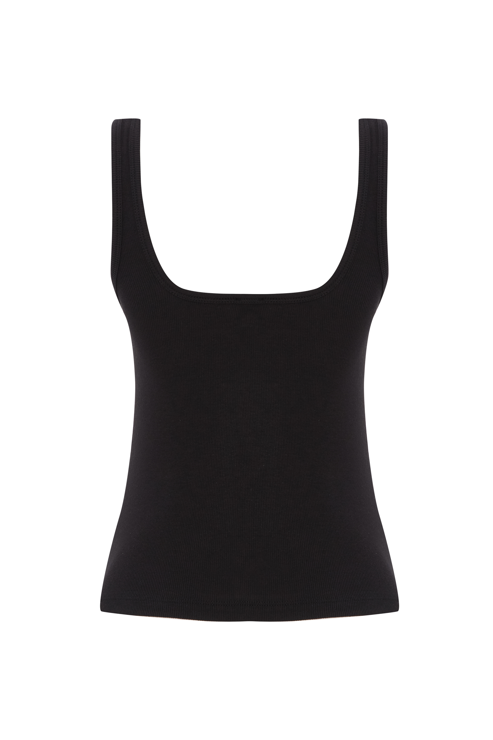 MODAL KARIŞIMLI AÇIK YAKA FITTED ATLET