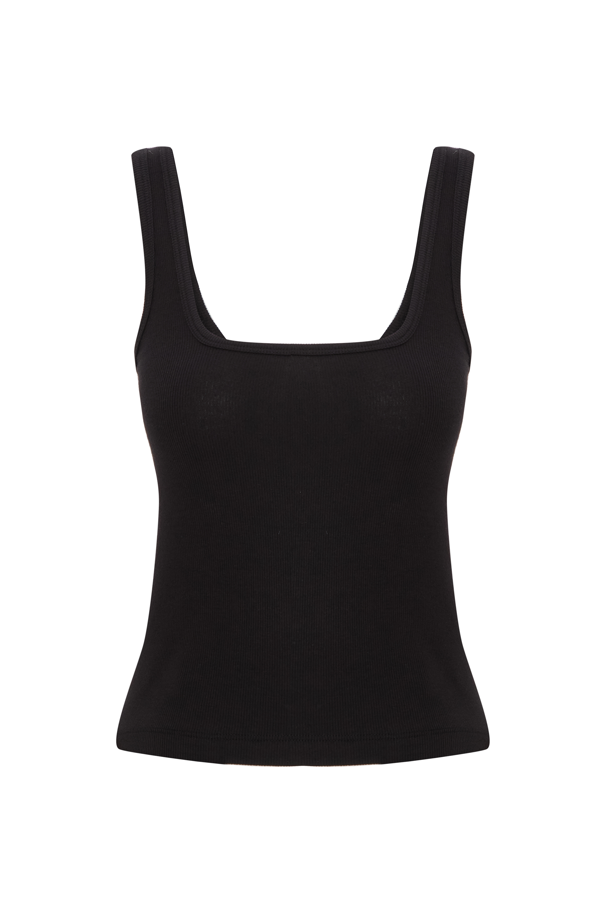 MODAL KARIŞIMLI AÇIK YAKA FITTED ATLET