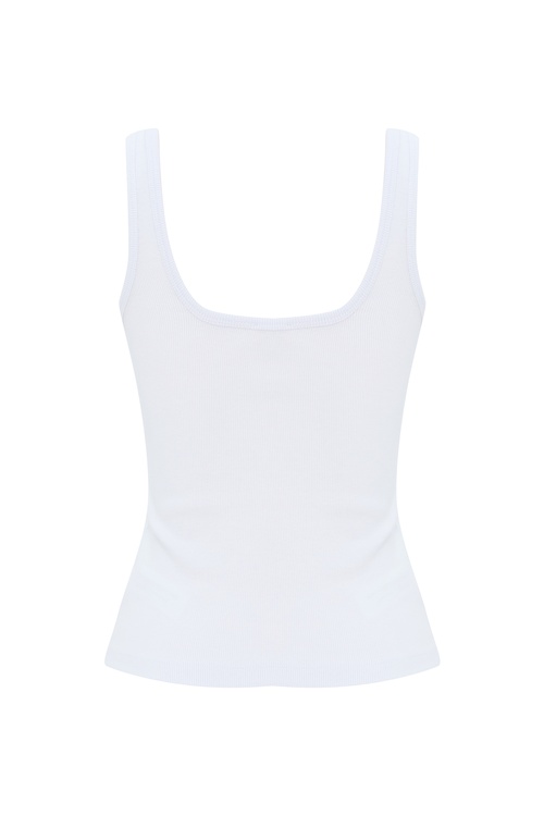  MODAL KARIŞIMLI AÇIK YAKA FITTED ATLET