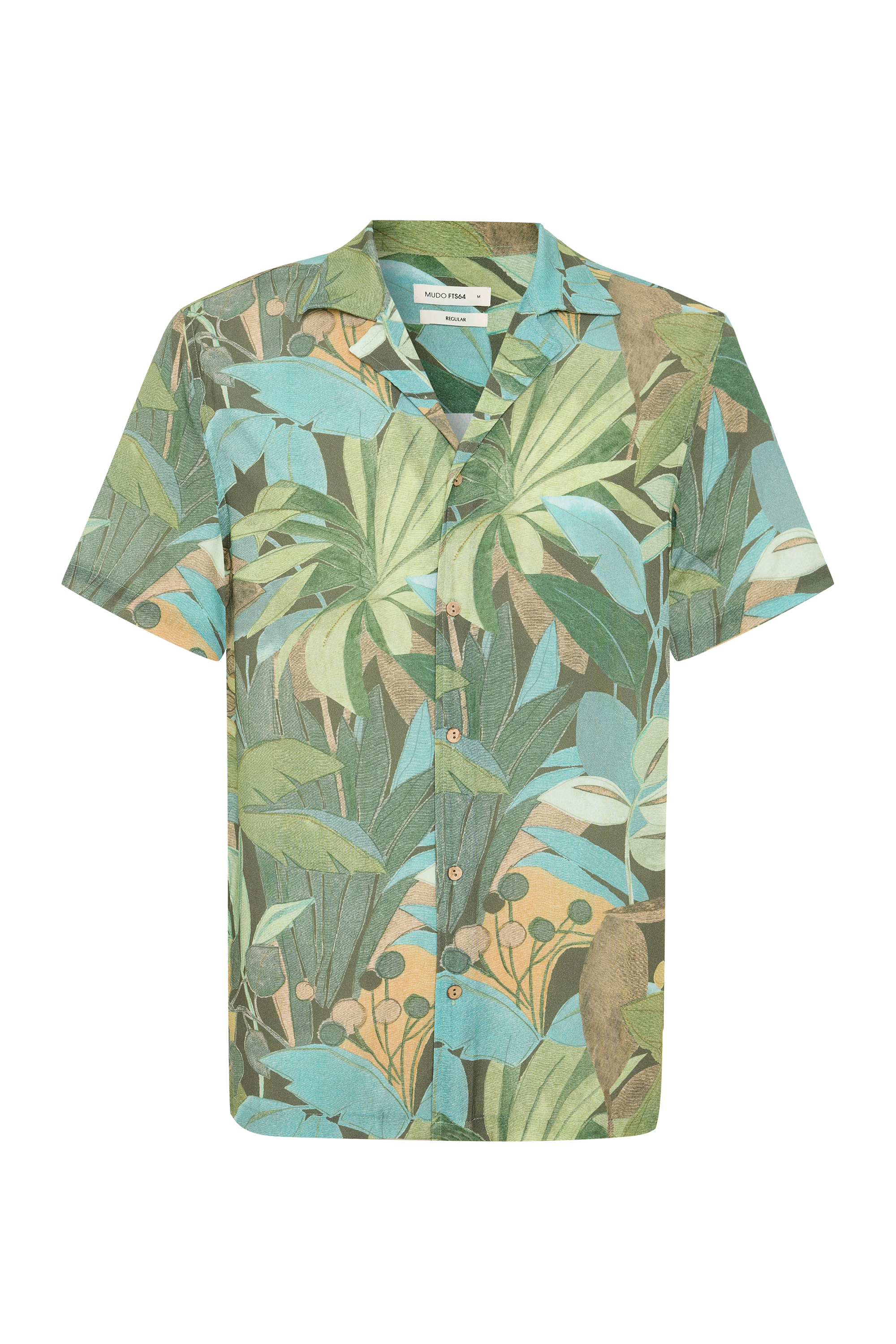 BASKILI RESORT YAKA KISA KOLLU GÖMLEK