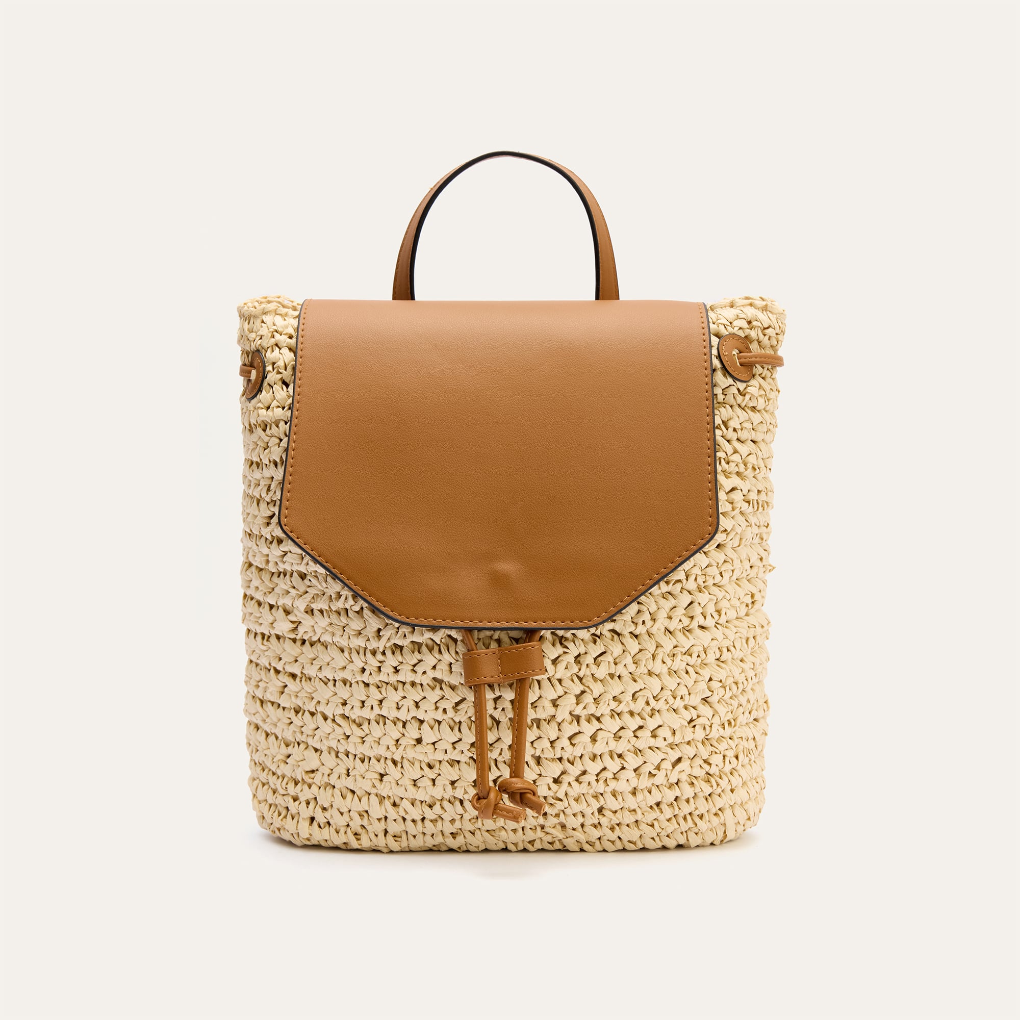 HASIR ÖRGÜLÜ SIRT ÇANTASI