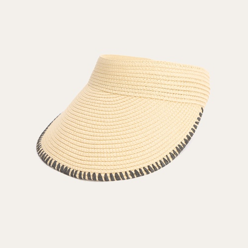  DİKİŞ DETAYLI HASIR VİZÖR ŞAPKA