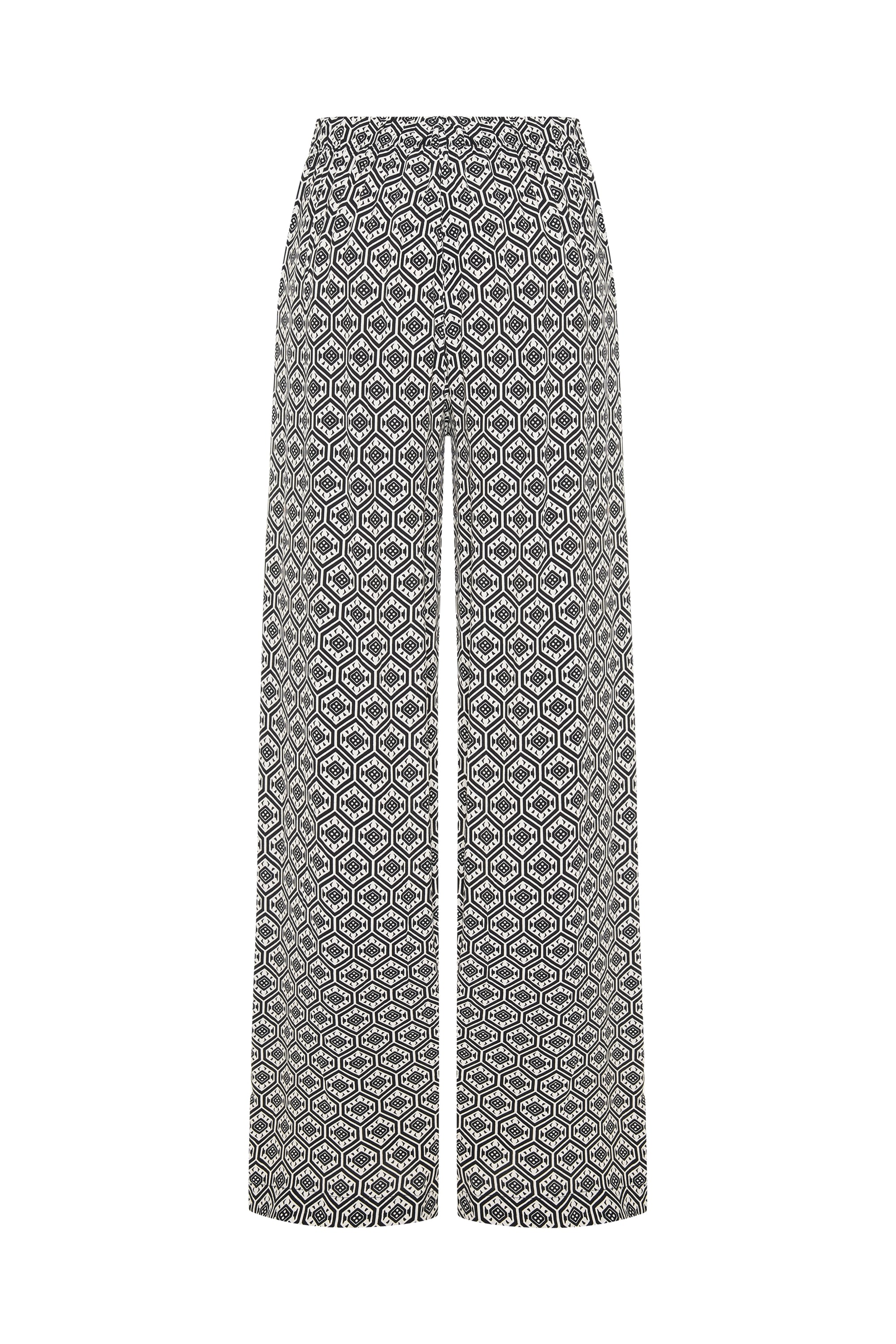 ETNİK BASKILI RELAX FIT PANTOLON