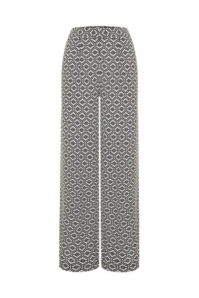 Mudo Etnik Baskılı Relax Fit Pantolon