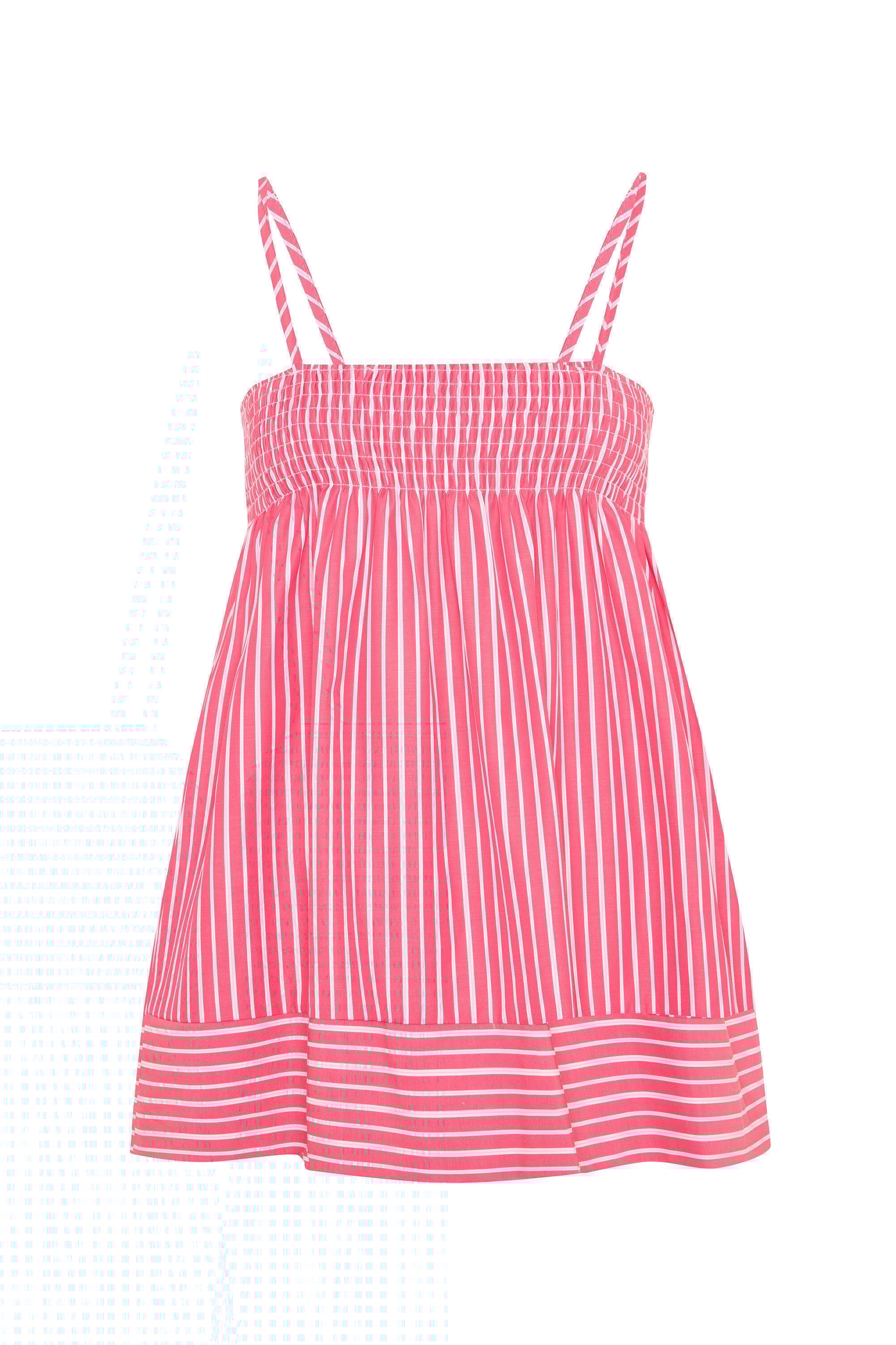 ÇİZGİLİ OVERSIZE KOLSUZ BLUZ