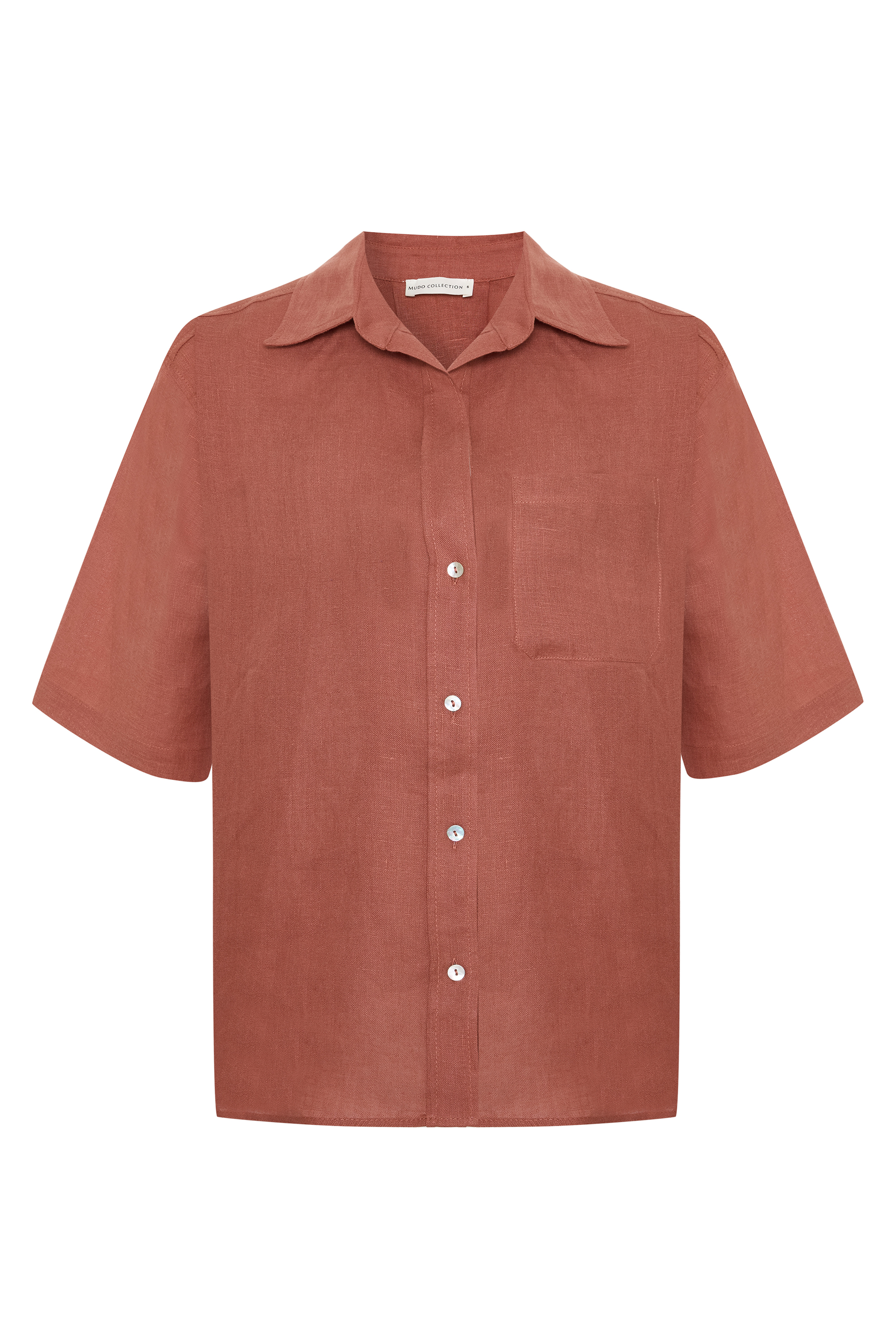 3/4 KOL KETEN GÖMLEK