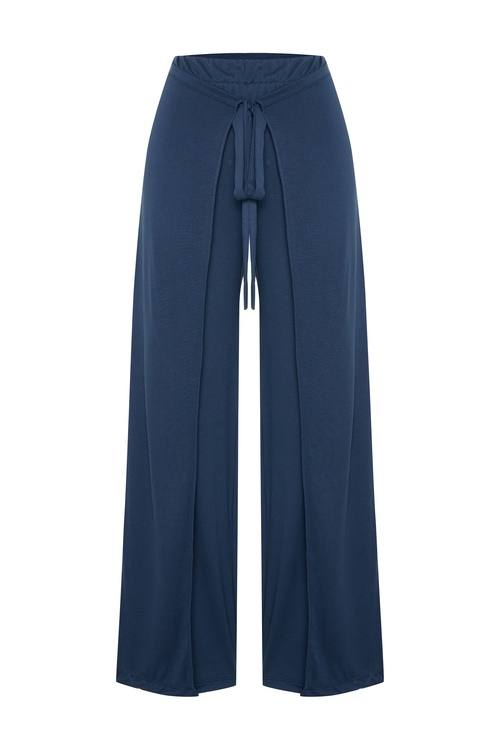  MODAL WIDE LEG BAĞLAMALI PANTOLON