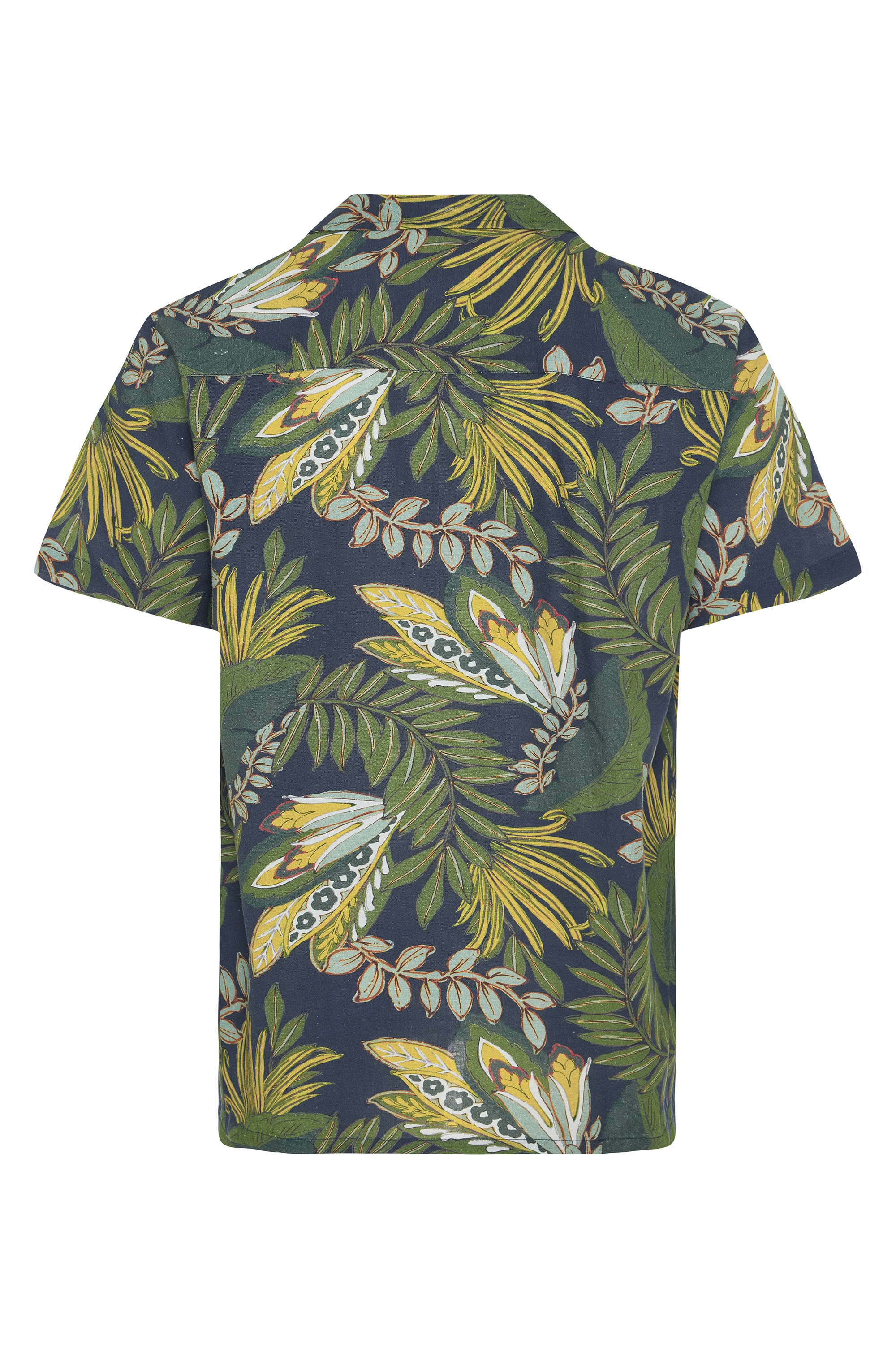 BASKILI RESORT YAKA KISA KOLLU GÖMLEK