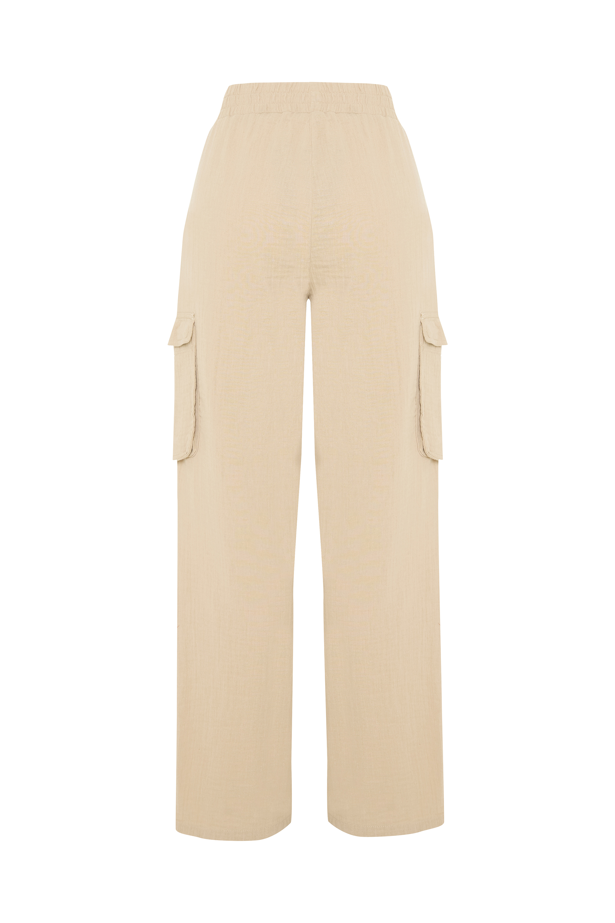 BELİ LASTİKLİ KARGO PANTOLON