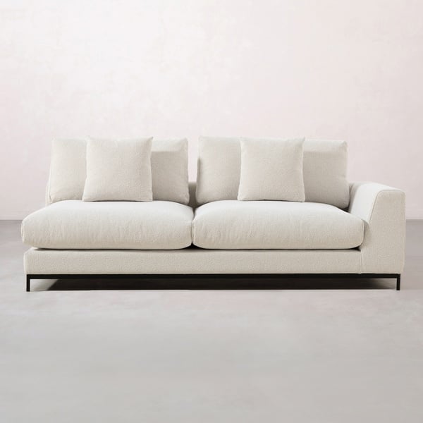 Mudo Orlando Koltuk Ikili Modül Sol Kolçakli Renksiz