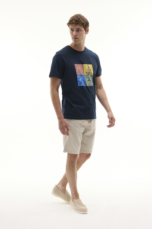  TEKSTÜRLÜ CHINO ŞORT