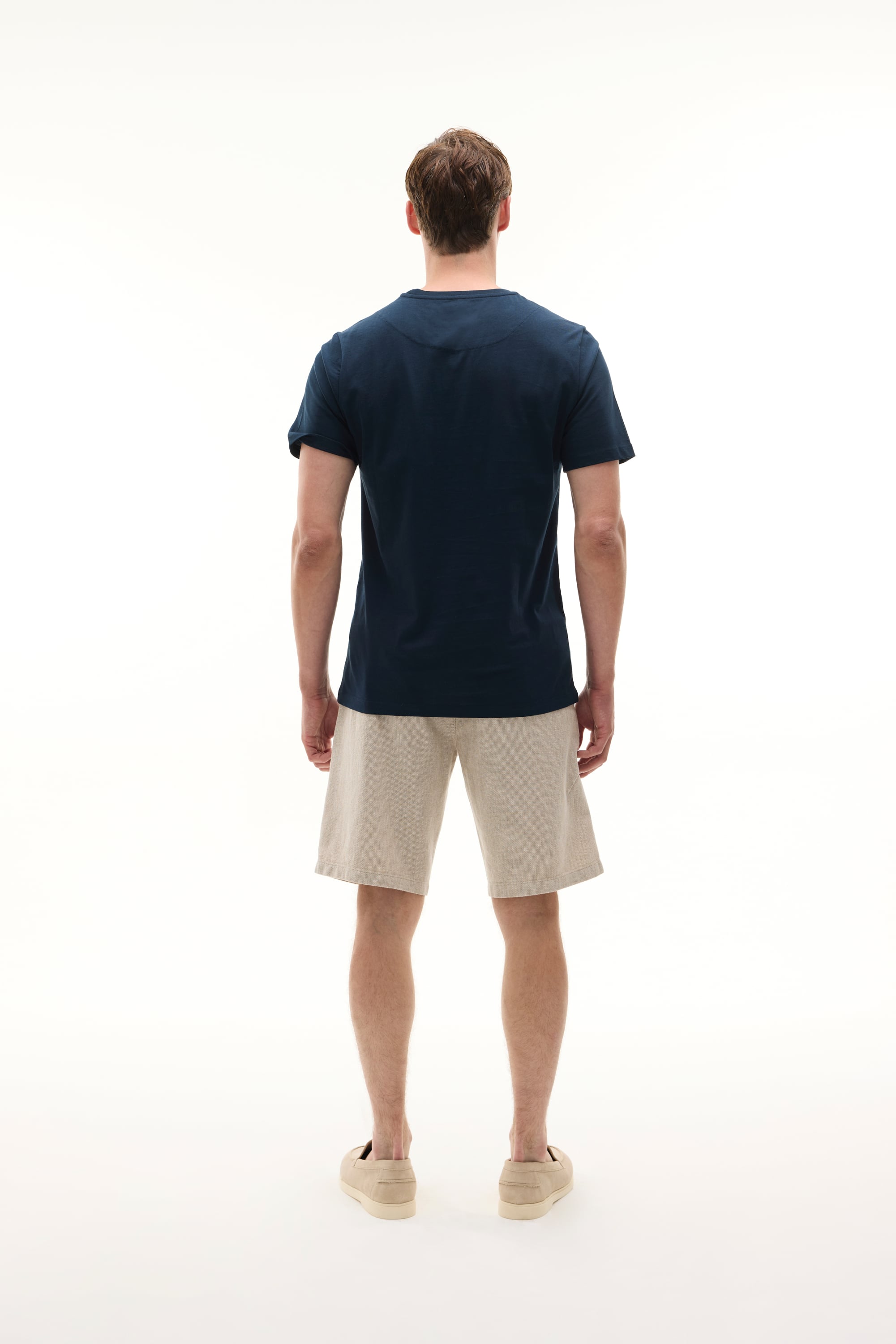 TEKSTÜRLÜ CHINO ŞORT