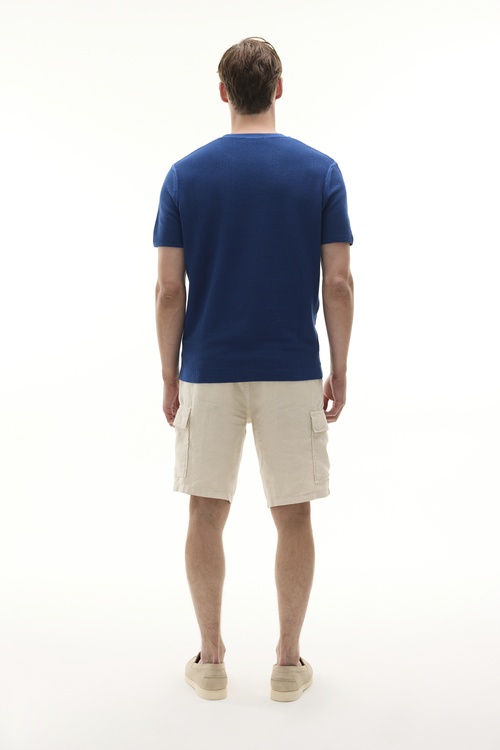  BİSİKLET YAKA KISA KOLLU TRİKO KAZAK