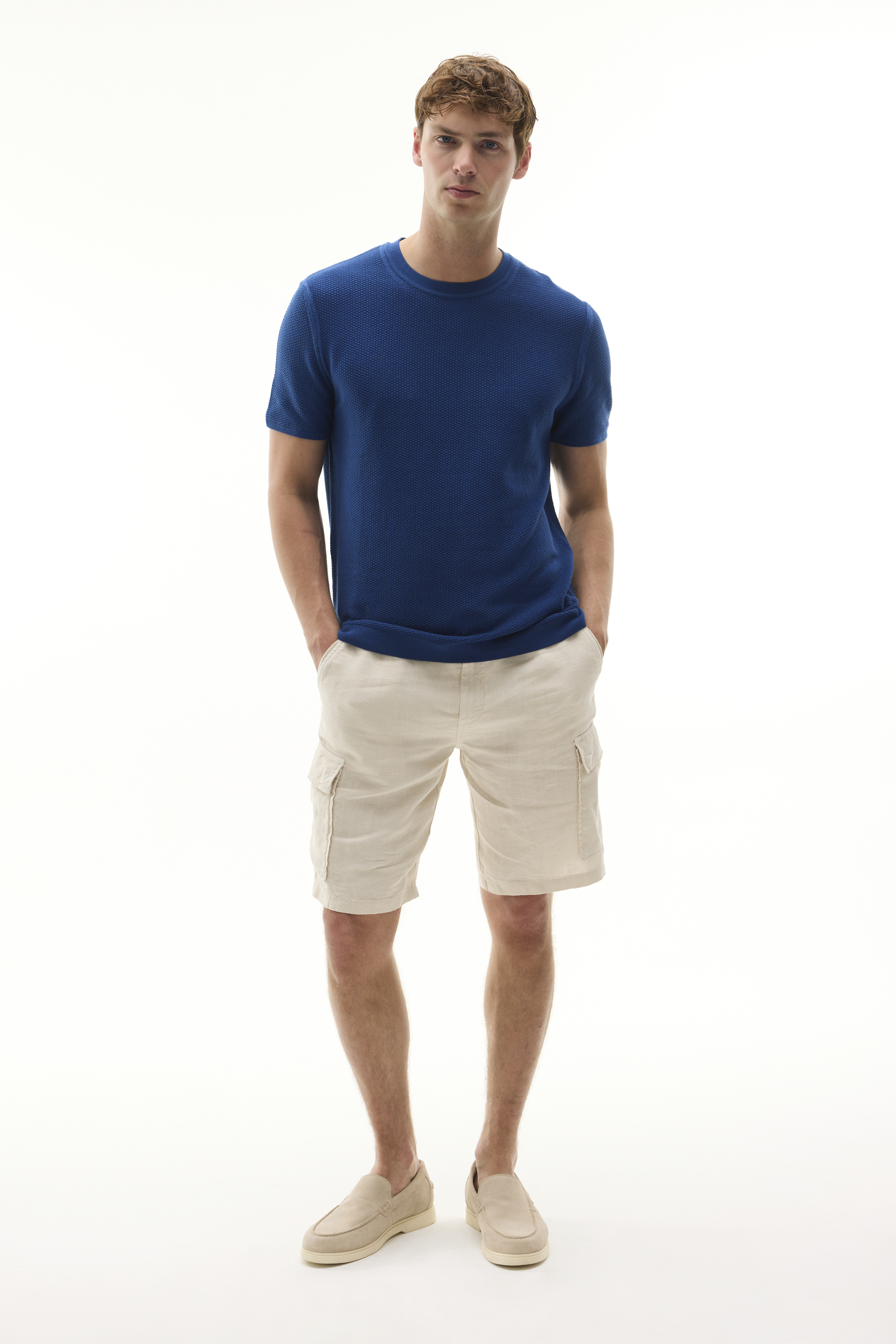 BİSİKLET YAKA KISA KOLLU TRİKO KAZAK