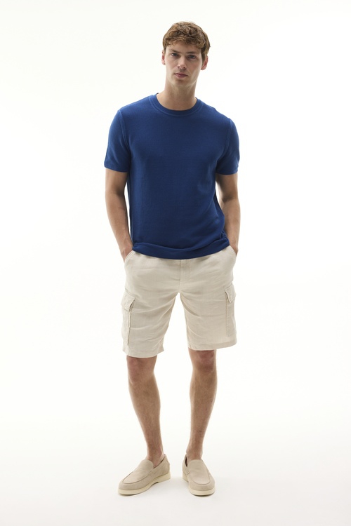  BİSİKLET YAKA KISA KOLLU TRİKO KAZAK